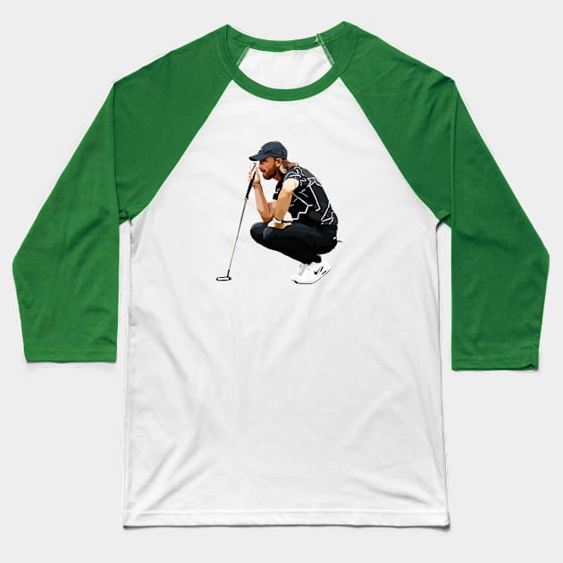 Tommy Fleetwood Baseball T-Shirt by Webbed Toe Design's